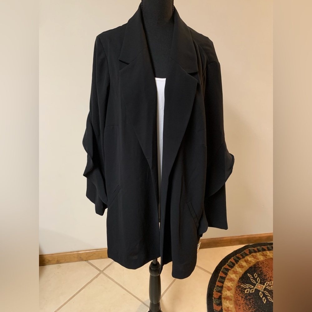 Alfani open front blazer, unlined 3X
